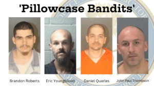 Brandon Sean Roberts, Eric Youngblood, Daniel Lebron Quarles and John Paul Thompson, the 'Pillowcase Bandits,' were convicted of a string of burglaries throughout the Lowcountry committed in 2020.