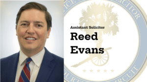 Assistant Solicitor Reed Evans graphic banner